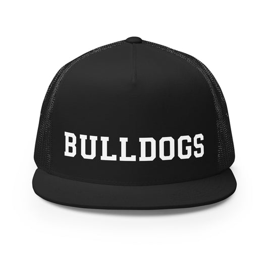 Performance | 5 Panel Trucker Cap | Celina Recreational Football Black | Bulldogs Crest Logo