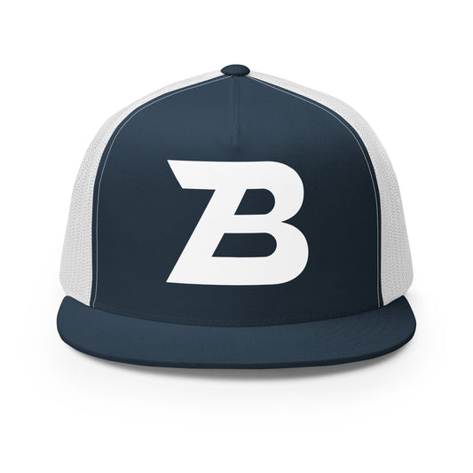 Performance | 5 Panel Trucker Cap | Buffalo Bomb Squad 16u | B-mark Logo