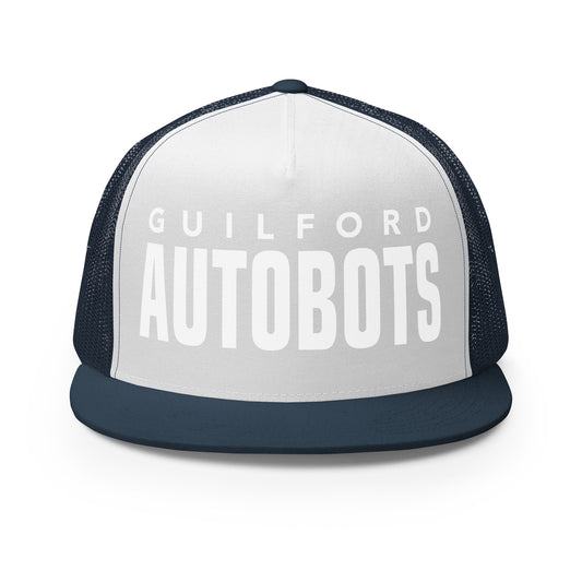 Performance | 5 Panel Trucker Cap | Guilford Autobots | Modern Script Logo