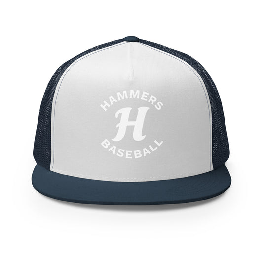 Performance | 5 Panel Trucker Cap | Hammers Baseball (10U) | Badge Logo