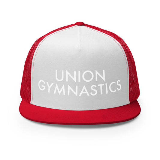 Performance | 5 Panel Trucker Cap | Union Gymnastics | Crest Logo