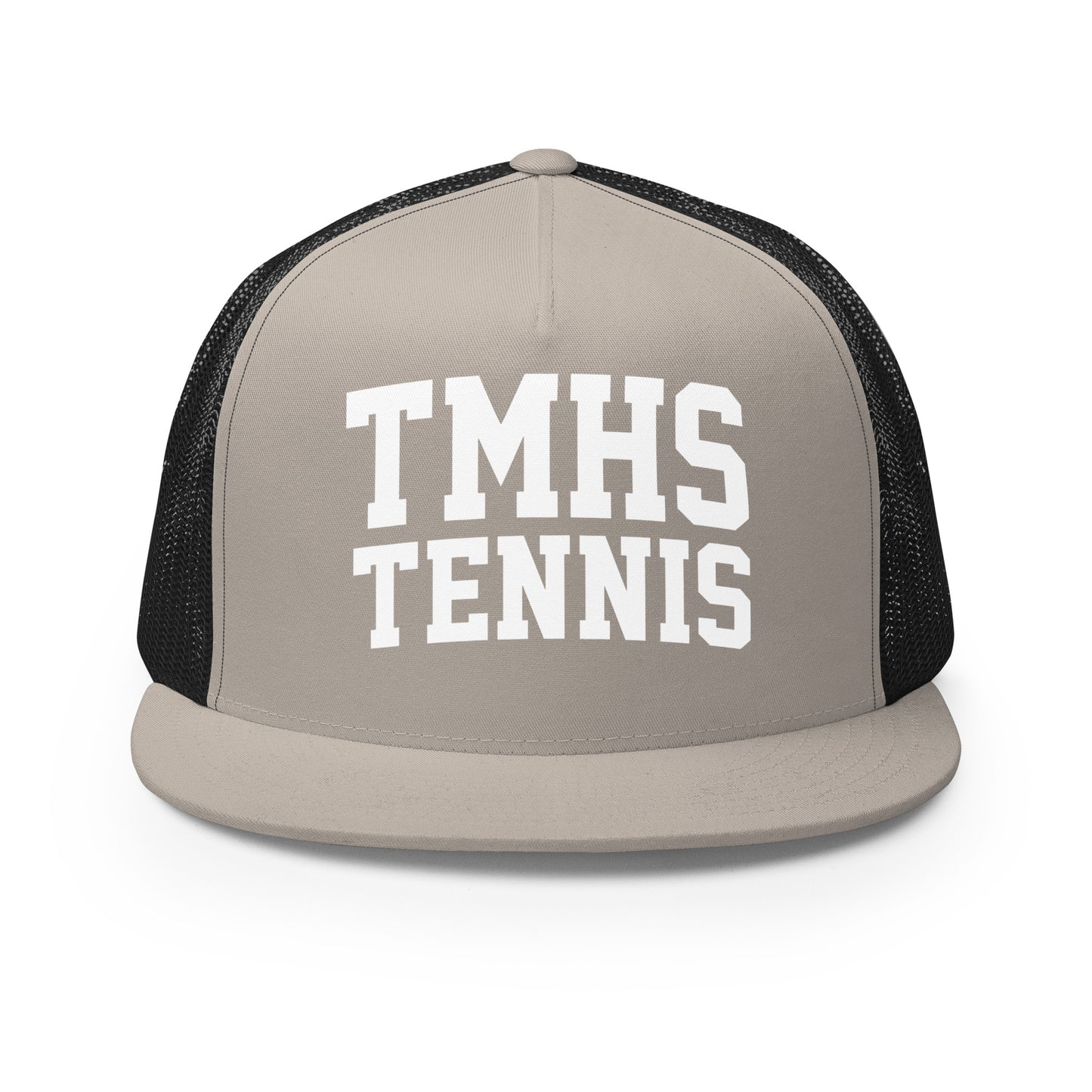 Performance | 5 Panel Trucker Cap | TMHS Tennis | Crest Logo