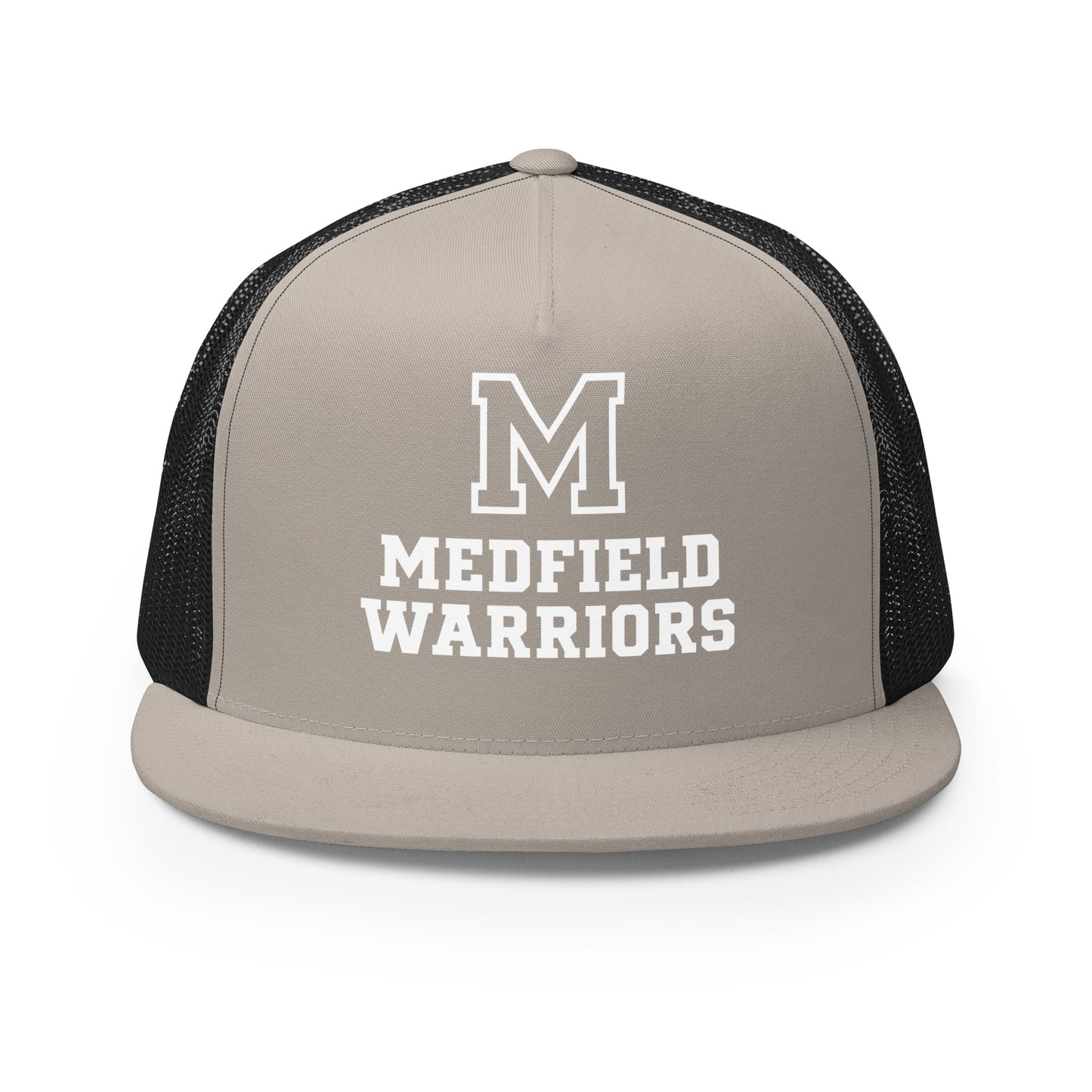 Performance | 5 Panel Trucker Cap | Medfield Softball | Badge Logo