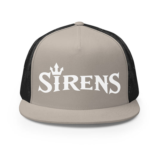 Performance | 5 Panel Trucker Cap | Naples Sirens | Emblem (Variant) Logo