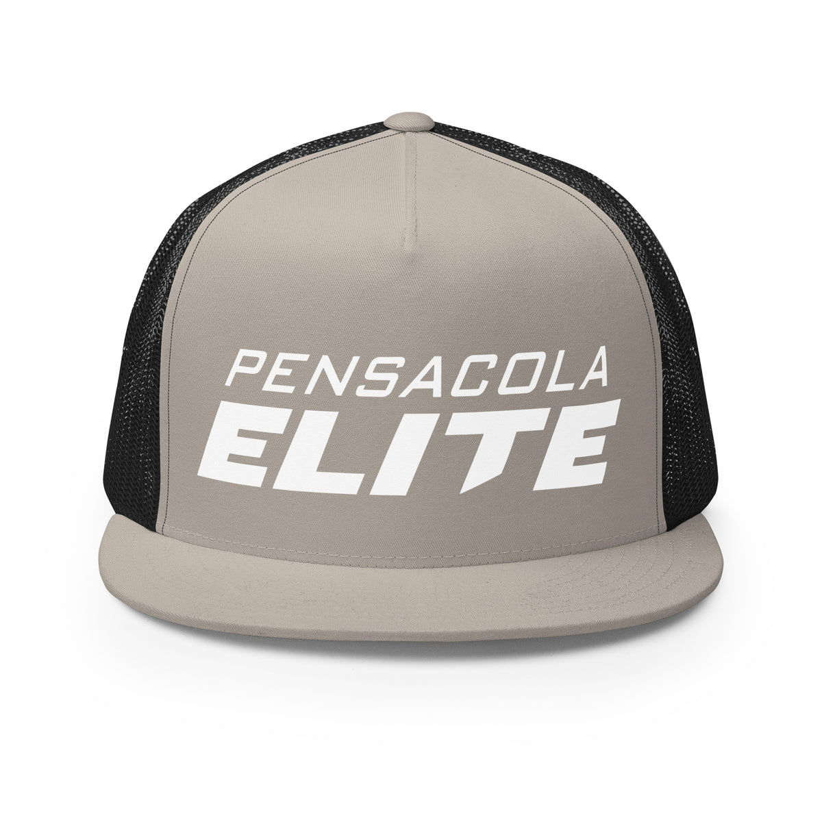 Performance | 5 Panel Trucker Cap | Pensacola Elite Inc. | Crest Logo