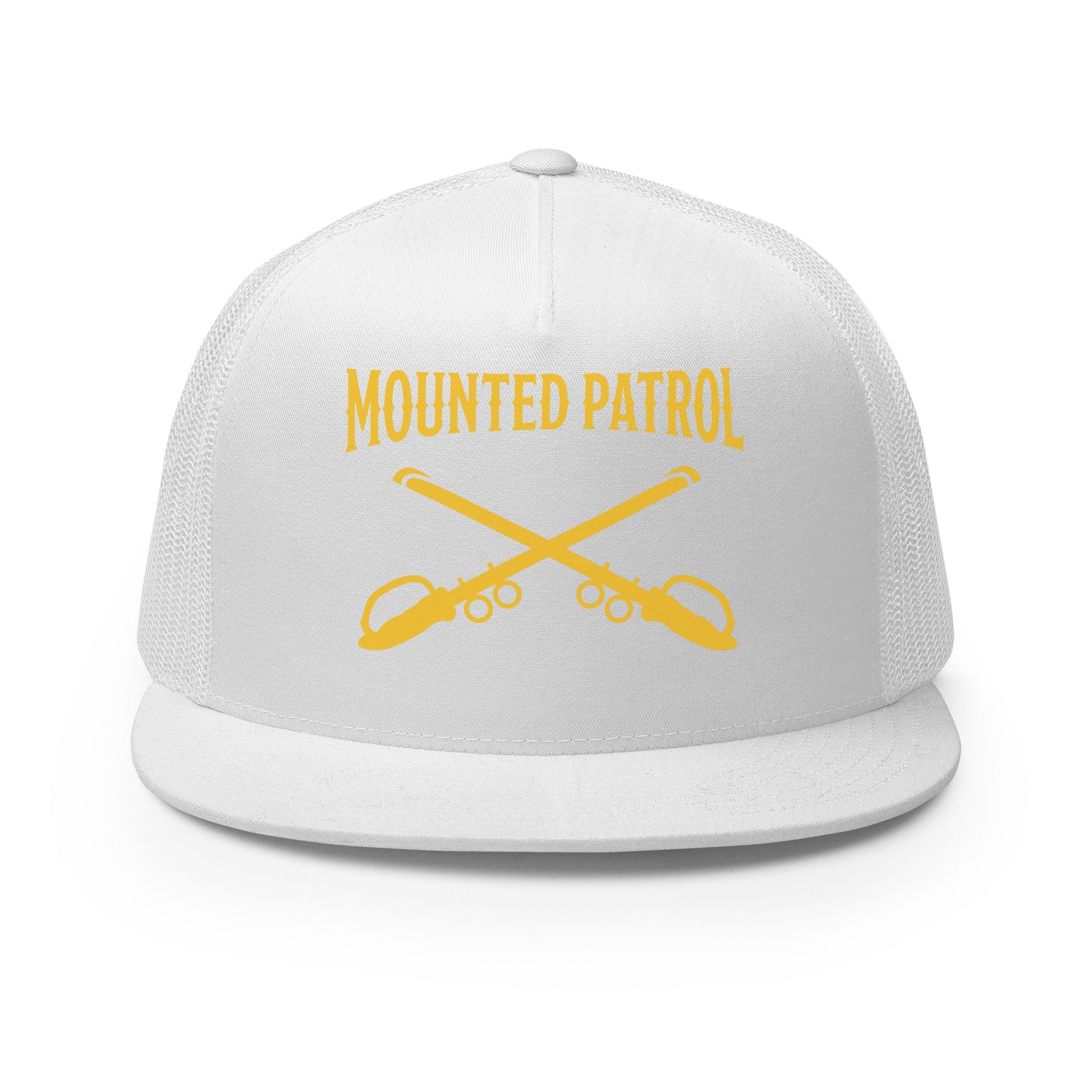 Performance | 5 Panel Trucker Cap | Metro Nashville Police Department Horse Mounted Patrol | Sabres Logo