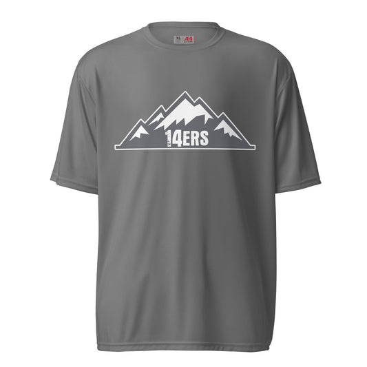 Active | Moisture Wicking Shirt | 14ers Baseball | Grey Logo