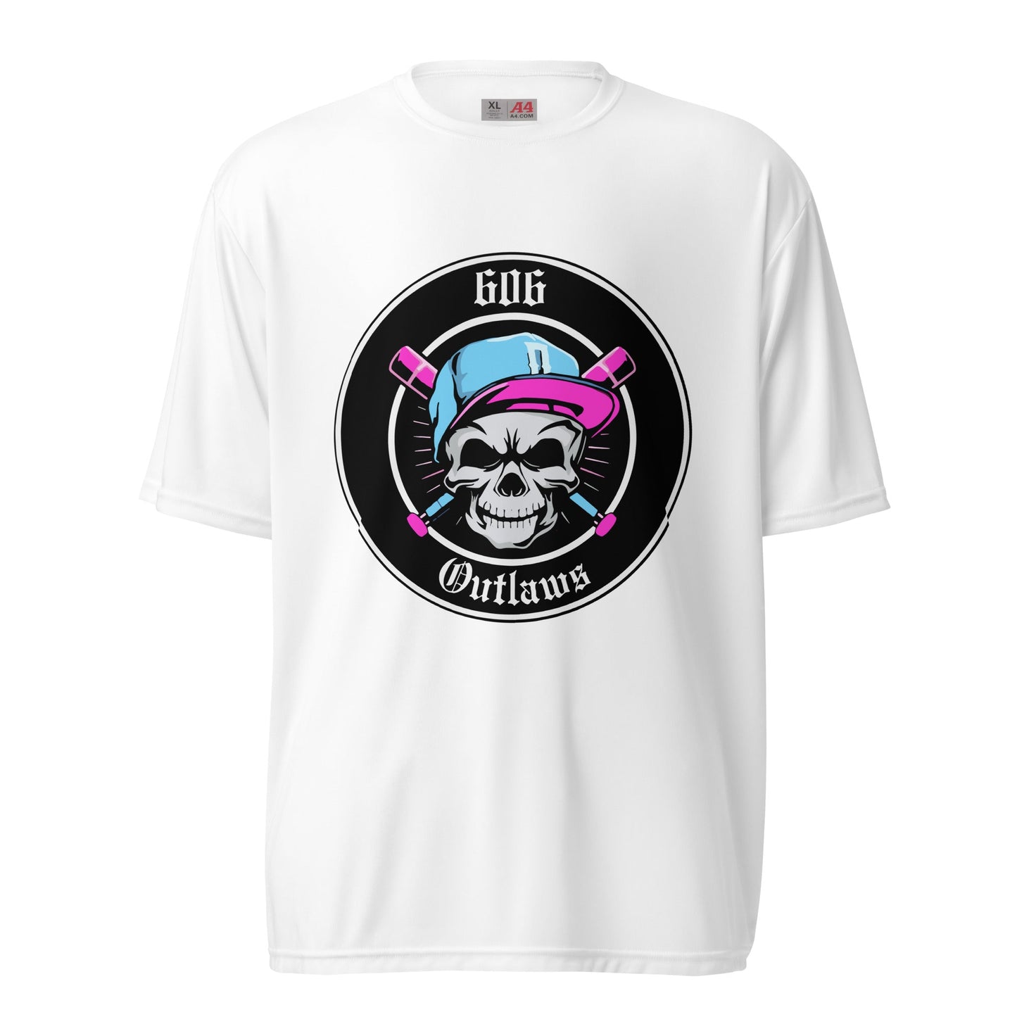 Active | Moisture Wicking Shirt | 606 Outlaws Baseball | Badge Logo