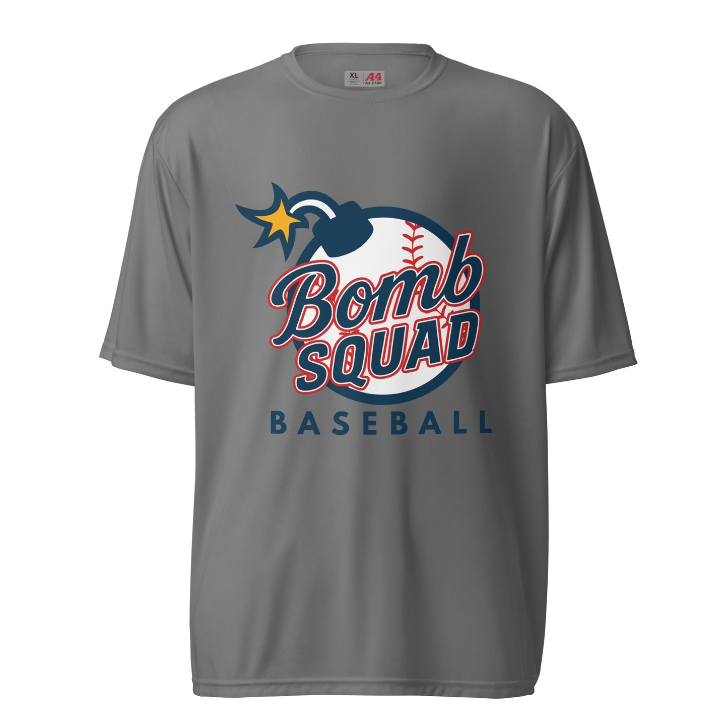 Active | Moisture Wicking Shirt | Bomb Squad Baseball | Alt Logo