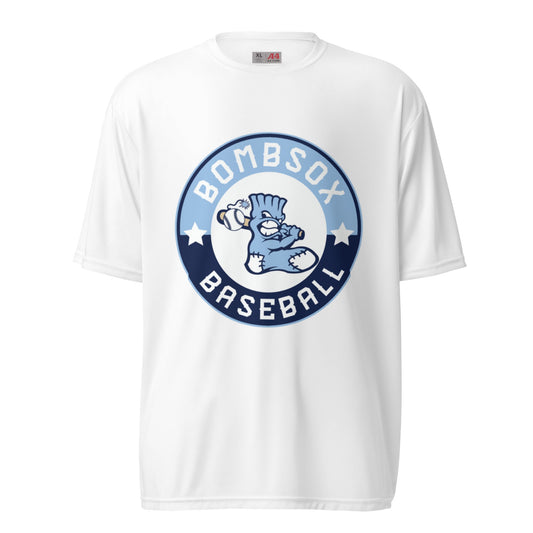 Active | Moisture Wicking Shirt | BombSox Baseball | Badge Logo