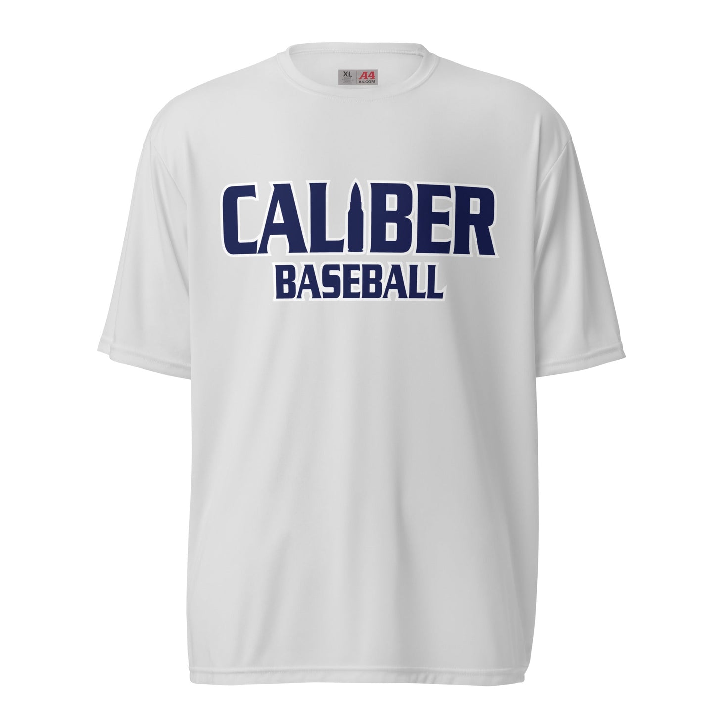 Active | Moisture Wicking Shirt | Caliber Baseball | Varsity Script Logo