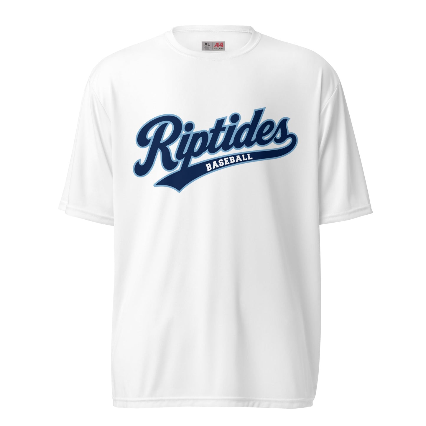 Active | Moisture Wicking Shirt | Cape Riptides Baseball | Modern Script Logo