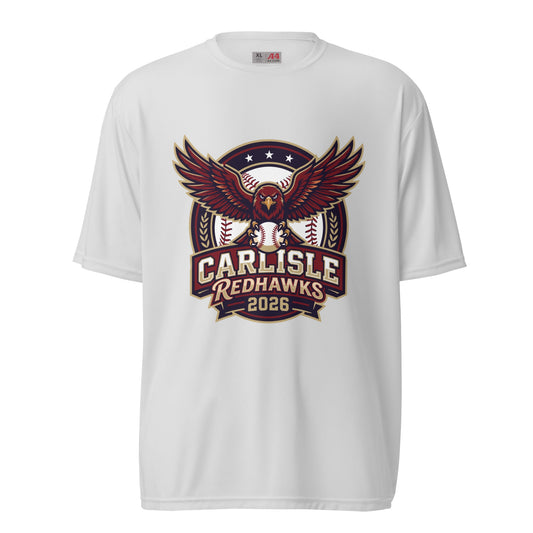 Active | Moisture Wicking Shirt | Carlisle Redhawks | Emblem Logo