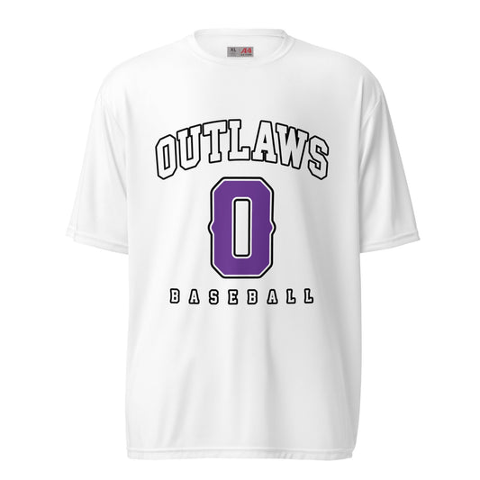 Active | Moisture Wicking Shirt | Carolina Outlaws Baseball | Atheltics Logo