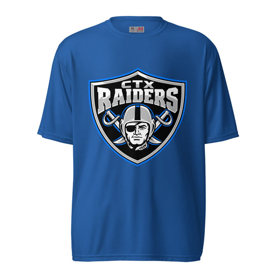 Active | Moisture Wicking Shirt | Central Texas Raiders | Emblem Logo