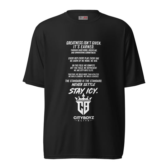 Active | Moisture Wicking Shirt | City Boyz Elite | Legacy Builder Mark Logo