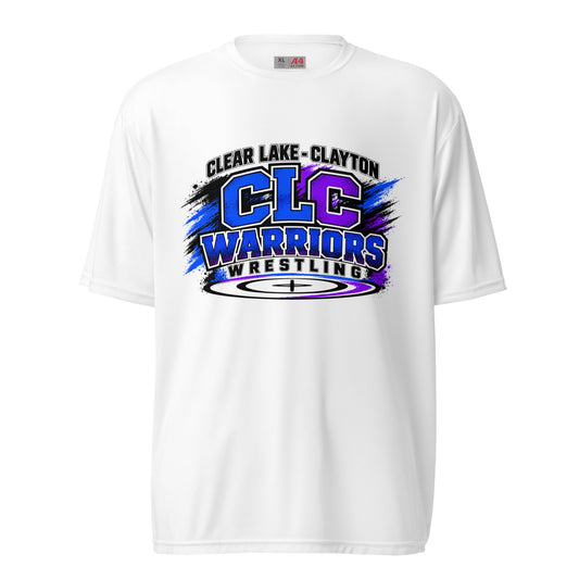 Active | Moisture Wicking Shirt | Clear Lake - Clayton Wrestling | Vanguard Logo