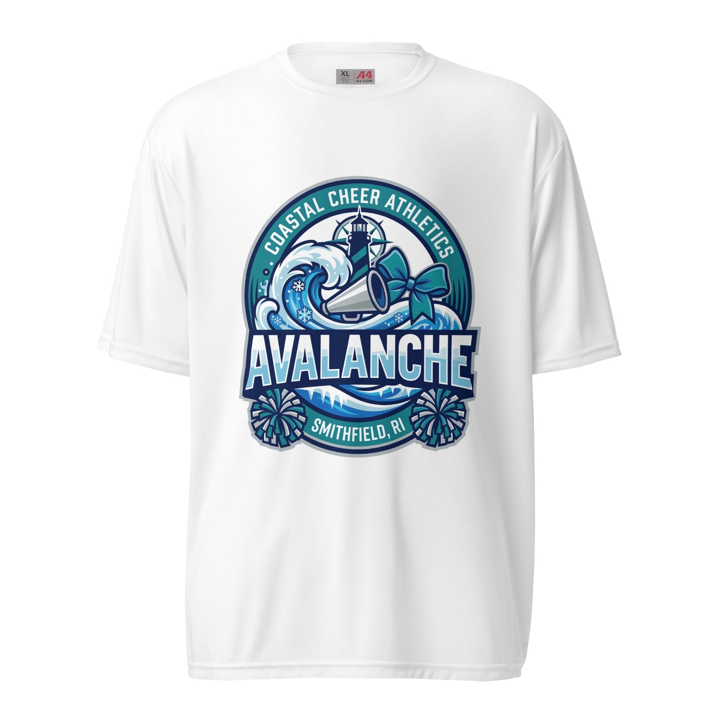 Active | Moisture Wicking Shirt | Coastal Cheer Athletics Avalanche