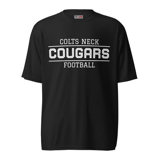 Active | Moisture Wicking Shirt | Colts Neck Cougars | Youth Tackle Football (AYF) | Script Logo