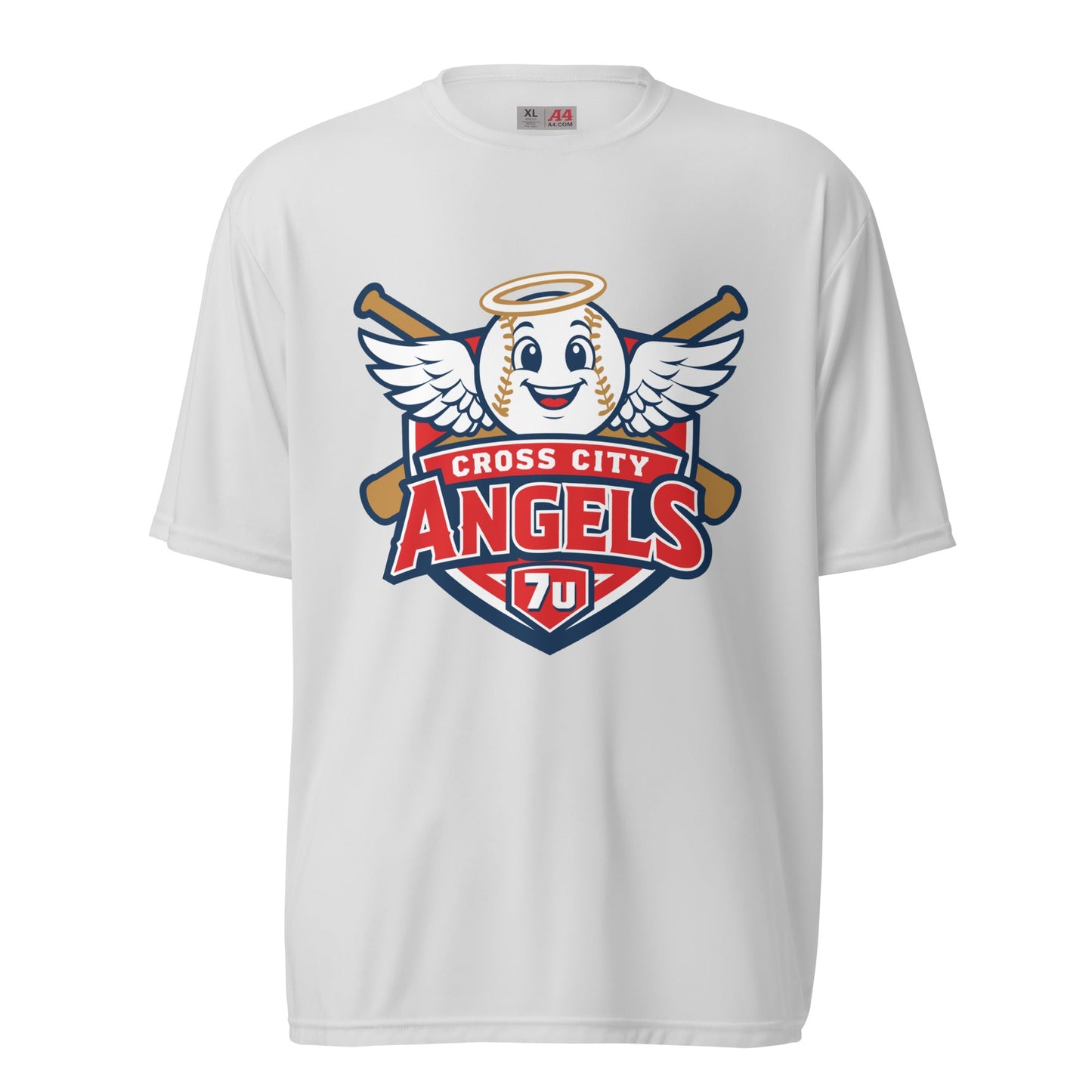Active | Moisture Wicking Shirt | Cross City Angels | Shield Logo