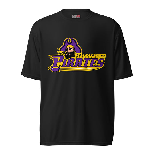 Active | Moisture Wicking Shirt | ECU Club Womens Lacrosse | Pirate Emblem Logo