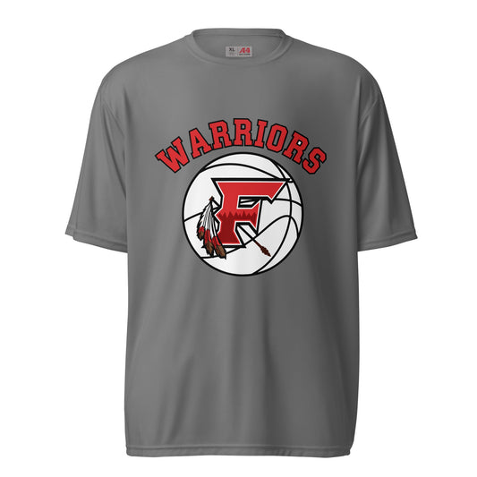 Active | Moisture Wicking Shirt | Fallbrook Basketball | Warriors Logo
