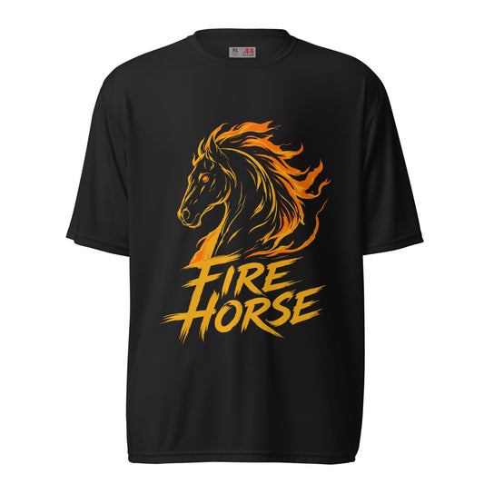 Active | Moisture Wicking Shirt | Fire Horse Masters | Emblem Logo