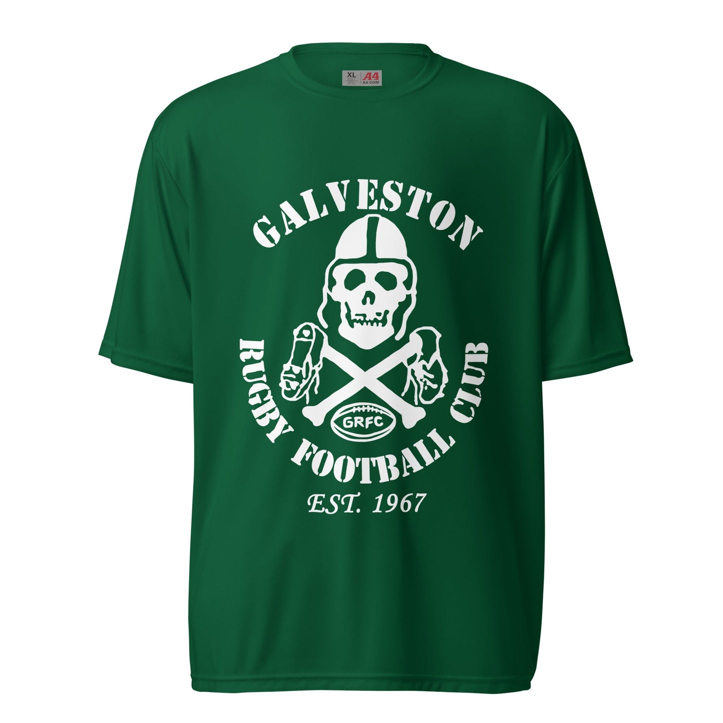 Active | Moisture Wicking Shirt | Galveston Football Rugby Club | Alt Logo
