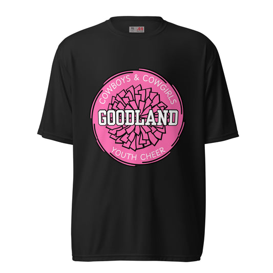 Active | Moisture Wicking Shirt | Goodland Youth Cheer | Vanguard Logo