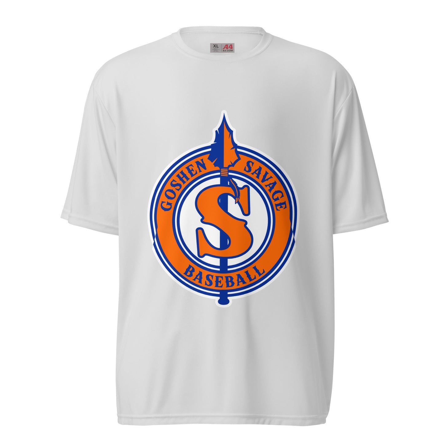 Active | Moisture Wicking Shirt | Goshen Savage Baseball | Badge Logo