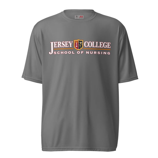 Active | Moisture Wicking Shirt | Grand View University Nursing | Emblem Logo
