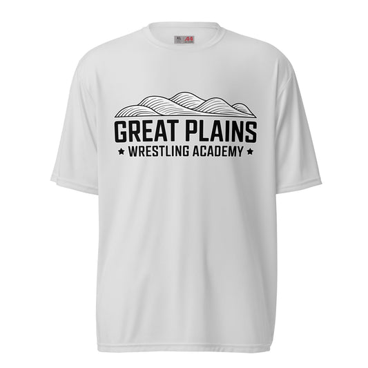 Active | Moisture Wicking Shirt | Great Plains Wrestling Academy | Crest Logo