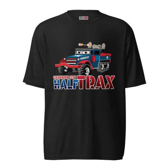 Active | Moisture Wicking Shirt | Half Trax Baseball | Mascot Logo