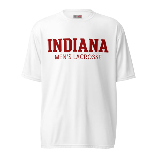 Active | Moisture Wicking Shirt | Indiana University Lacrosse | Script Logo