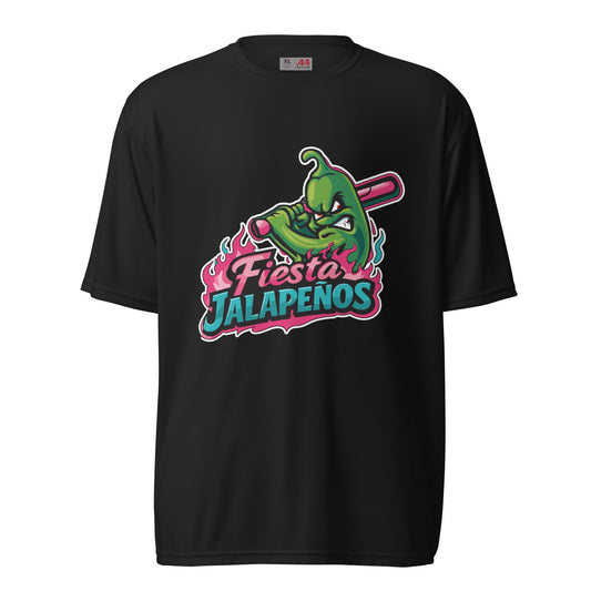 Active | Moisture Wicking Shirt | Jalapenos Baseball | Fiesta Logo