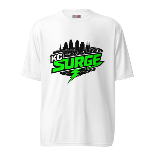 Active | Moisture Wicking Shirt | Kansas City Surge | Neon Skyline Logo