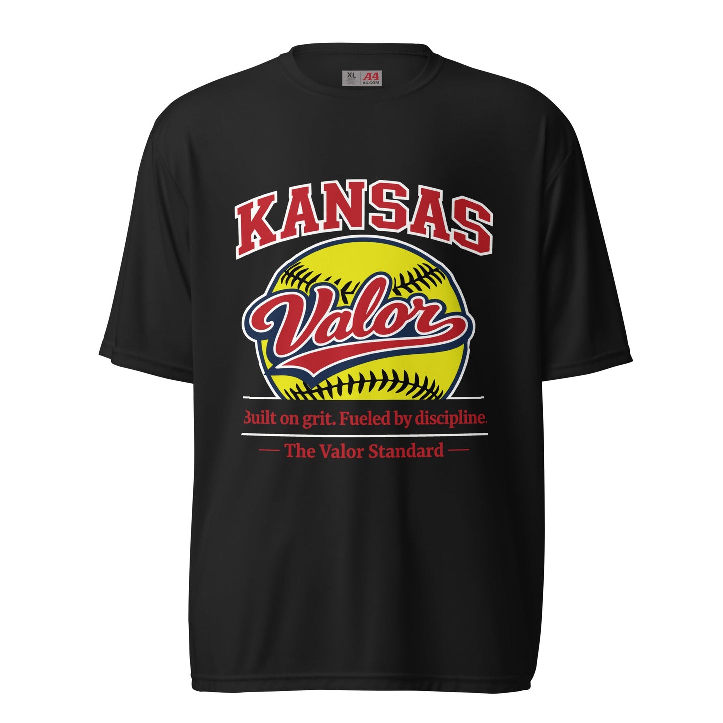 Active | Moisture Wicking Shirt | Kansas Valor Fan Gear | The Standard Logo