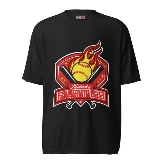 Active | Moisture Wicking Shirt | KY Flames | Emblem Logo