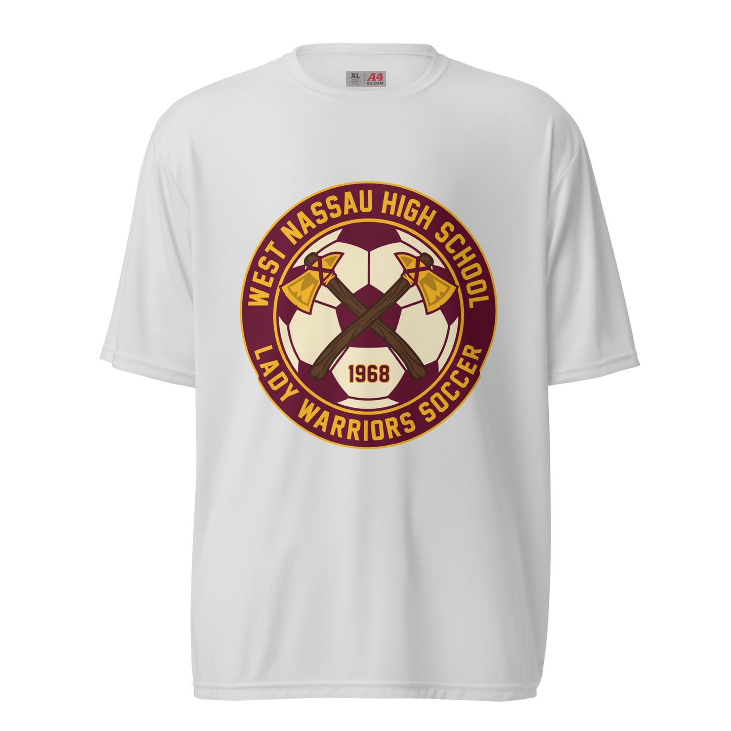 Active | Moisture Wicking Shirt | Lady Warrior Soccer Booster Club | Lady Warriors Logo