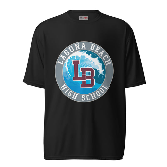 Active | Moisture Wicking Shirt | Laguna Beach High School Wrestling | Wave Logo