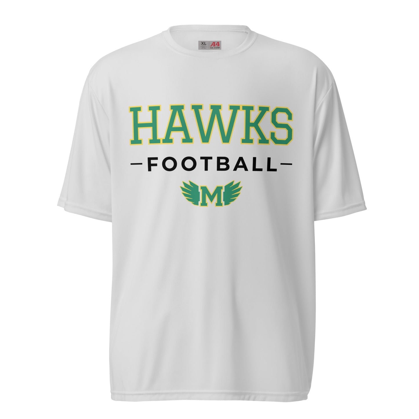 Active | Moisture Wicking Shirt | Lake Minneola Hawks Football | Mark Logo