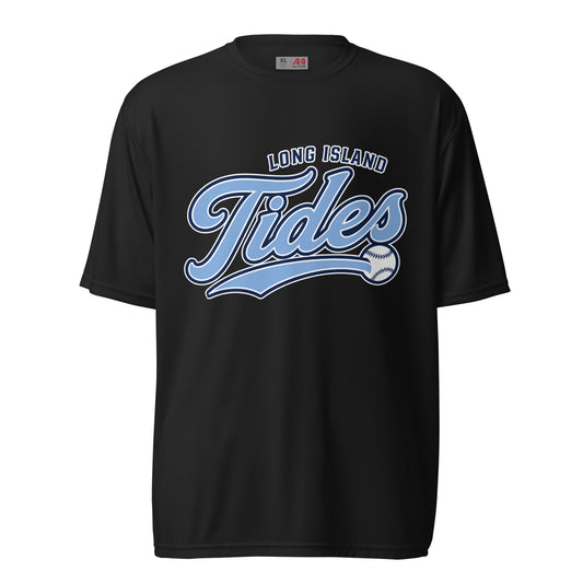Active | Moisture Wicking Shirt | Long Island Tides Baseball | Athletics Logo
