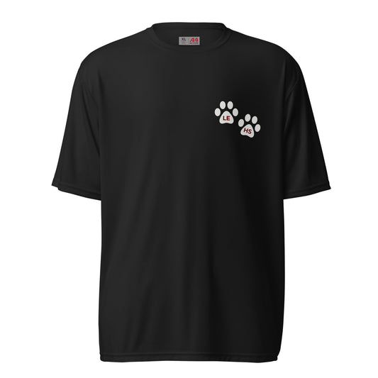 Active | Moisture Wicking Shirt | Lynn English Cheerleading | Paws Logo