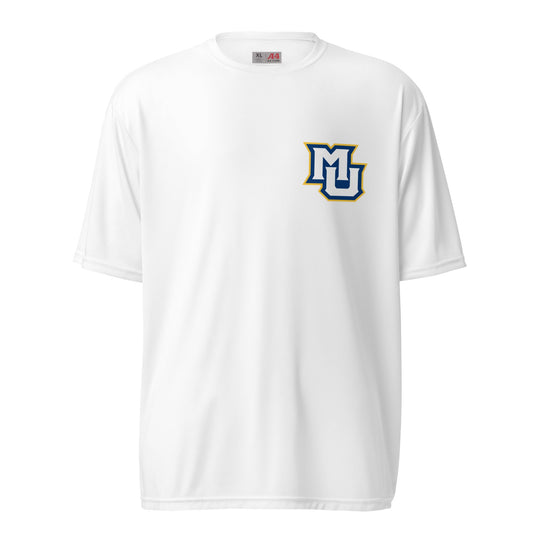 Active | Moisture Wicking Shirt | Marquette University Women's Hockey | MU Mark Backprint Logo