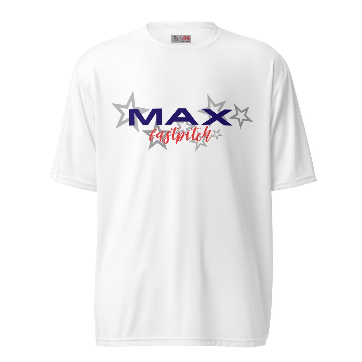 Active | Moisture Wicking Shirt | MAX Fastpitch | Stars Logo