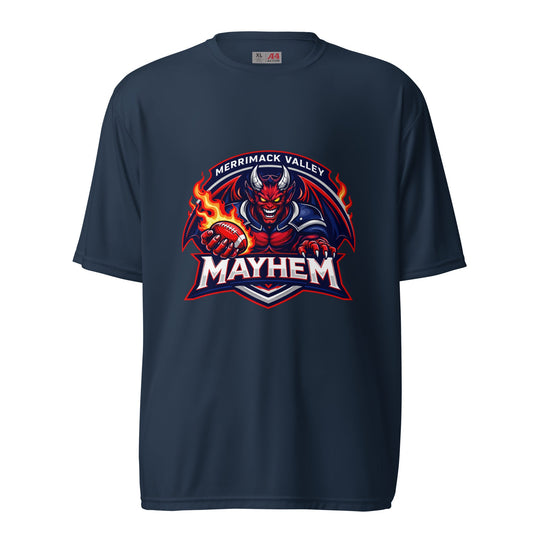 Active | Moisture Wicking Shirt | Merrimack Valley Mayhem | Overlord Crest Logo
