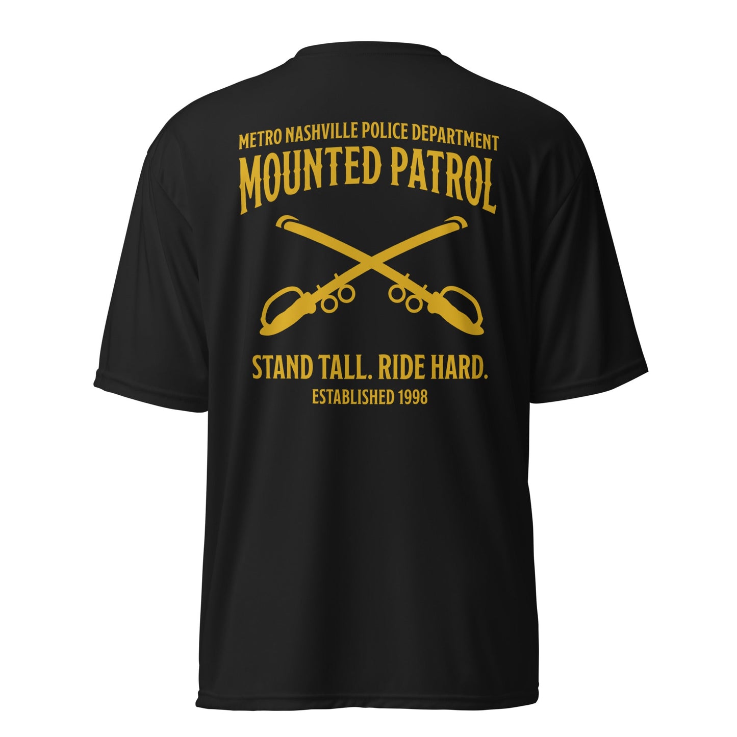 Active | Moisture Wicking Shirt | Metro Nashville Police Department Horse Mounted Patrol | Stand Tall Logo
