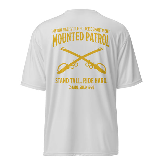 Active | Moisture Wicking Shirt | Metro Nashville Police Department Horse Mounted Patrol | Stand Tall Logo