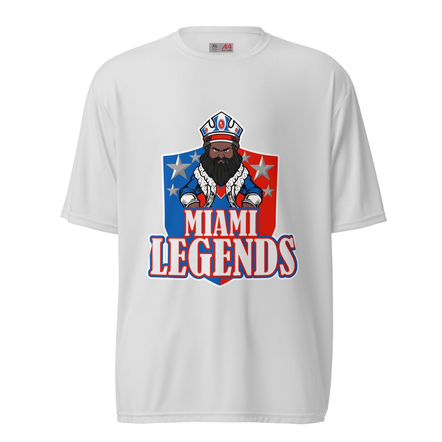 Active | Moisture Wicking Shirt | Miami Legends Football | King Shield Logo