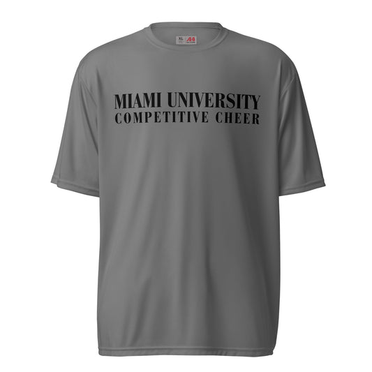 Active | Moisture Wicking Shirt | Miami University Competitive Cheer Team | Alt Logo
